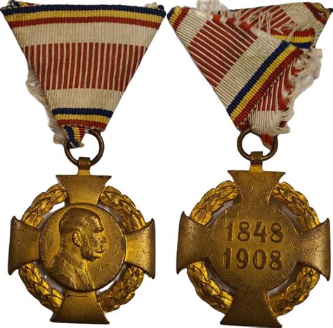 Sterreich Bronzemedaille O J Haus Habsburg Franz Joseph I