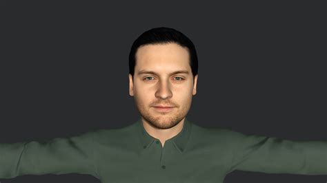 Spider Man Tobey Maguire Realistic Fully Rigged Character 3D Model By