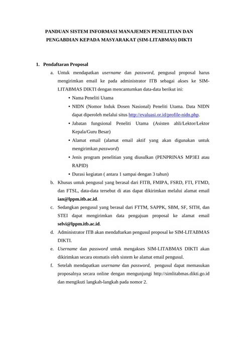 PDF PANDUAN SISTEM INFORMASI MANAJEMEN PENELITIAN 15 PANDUAN