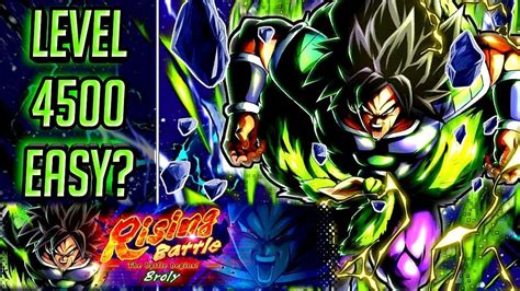 LeveL 4500 Rising Battle Broly EASY L Dragon Ball Legends YouTube