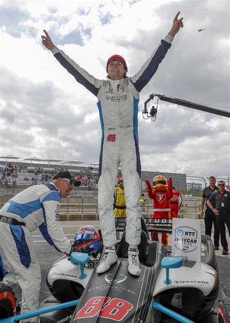 18 Year Old Rookie Colton Herta Victorious In Third Ntt Indycar Series