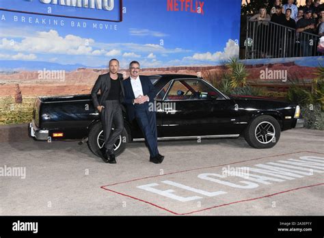 Westwood, California, USA. 07th Oct, 2019. Aaron Paul, Vince Gilligan ...