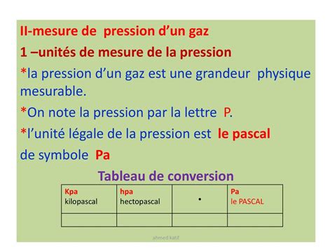 La pression et la pression atmosphérique ppt télécharger