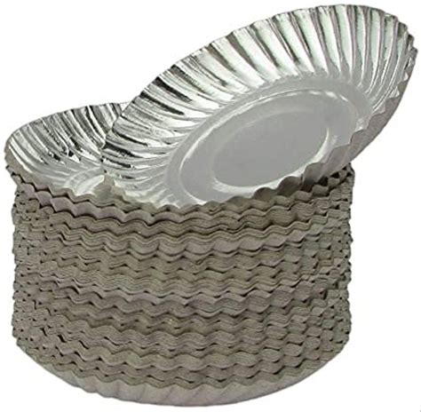 4inch Silver Foil Paper Plate At Rs 0 26 Piece Silver Foil Paper