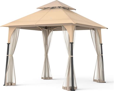 Outdoor Gazebo 9x9 Patio Gazebo Water Resistant Heavy