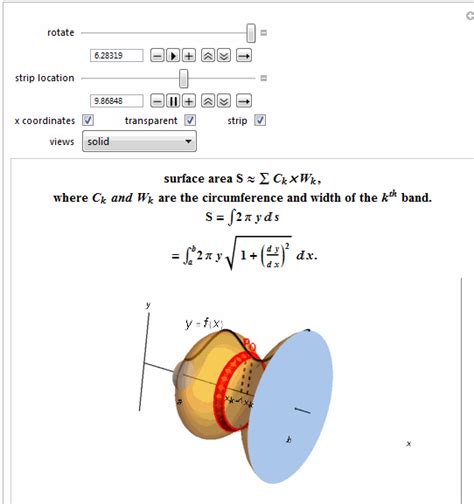 Surface Area Of A Solid Of Revolution Calculus Iii E Learn