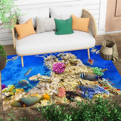 3d Optical Illusion Cute Ocean Aesthetic Indoor Outdoor