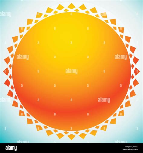 Sun Illustration Sun Clip Art For Nature Sunlight Summer Concepts Stock Vector Image And Art