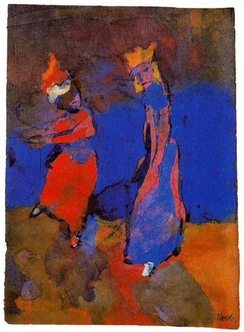 Emil Nolde Master Of Color Emil Nolde Figure Painting Artist