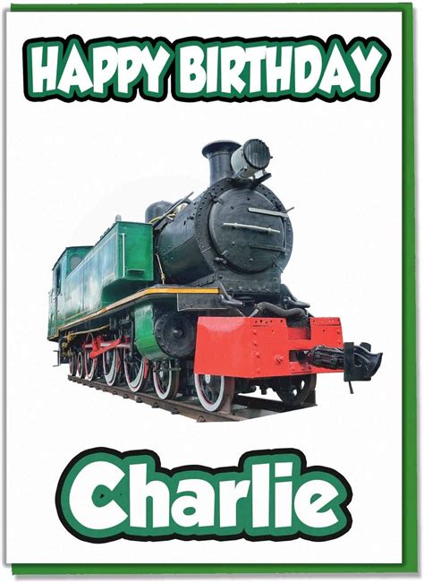 Personalised Steam Train Birthday Card 2 Designs The Mallard