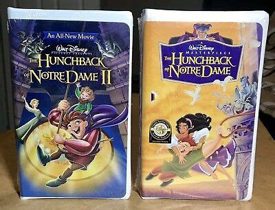 NEW FACOTRY SEALED Disney Hunchback Of Notre Dame 1 2 VHS Clamshell