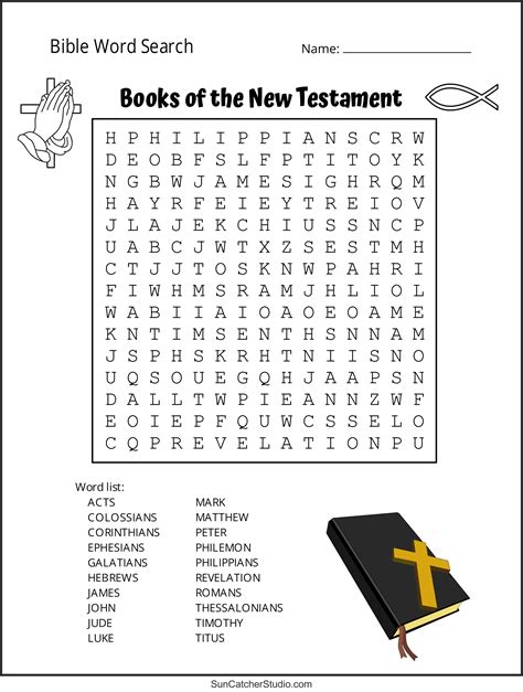 Free Printable Bible Word Search Activities On Sunday 45 Off