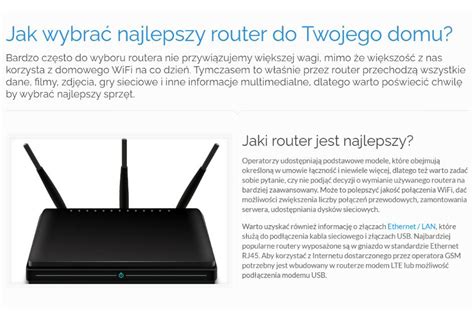 Jak Wybra Najlepszy Router Do Twojego Domu