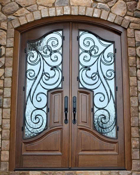 Iron And Glass Double Front Doors A Perfect Blend Of Elegance And