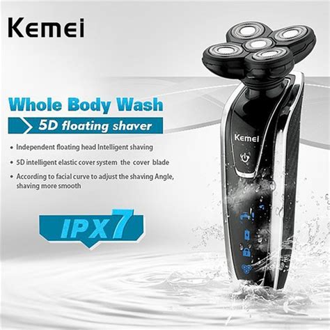 Kemei In Washable Rechargeable Electric Shaver