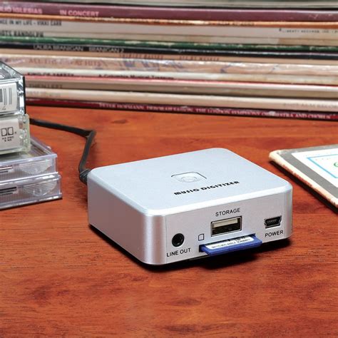 The Lp And Cassette To Digital Converter Hammacher Schlemmer