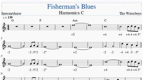 Fishermans Blues harmonica C Niveau intermédiaire YouTube