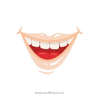 Boca sonriente | Vector Gratis