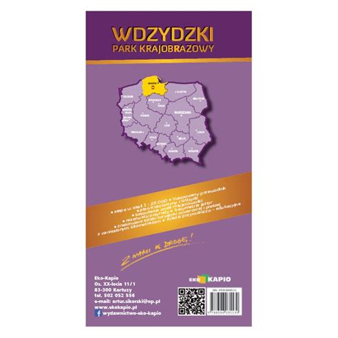 Wdzydzki Park Krajobrazowy Mapa Plus Plan Ko Cierzyny Eko Kapio