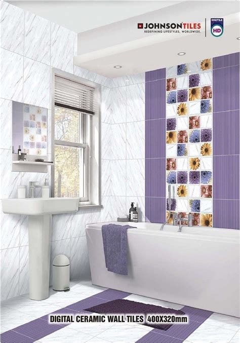 Johnson Digital Ceramic Wall Tiles Usage Area Bathroom 400 X 320 Mm