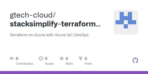 Github Gtech Cloud Stacksimplify Terraform On Azure With Azure Devops