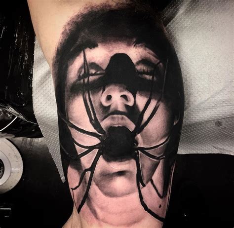 Spider Mouth Tattoo Mouth Tattoo Arm Tattoo Inner Bicep Tattoo