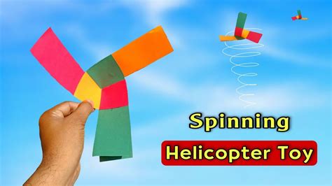 Paper Helicopter Toy Flying Big Paper Spinning Helicopter Best