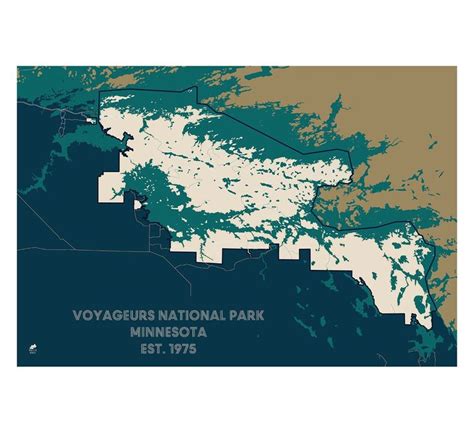 Voyageurs National Park Map National Parks Map National Parks