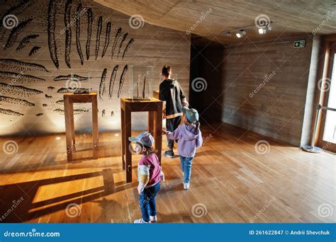 Kids Exploring Virtuality Screen Map In Museum Editorial Photo ...