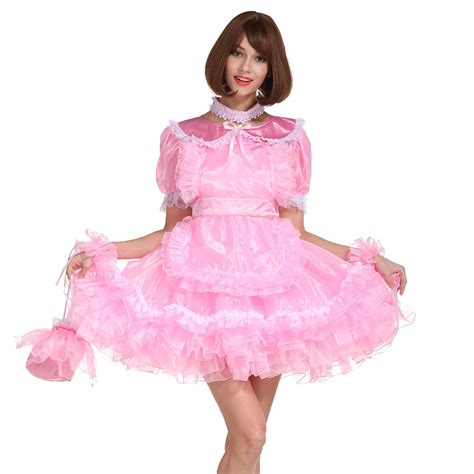 Buy Gocebaby Women Sissy Maid Dream Dress Shimmery See Through Lockable