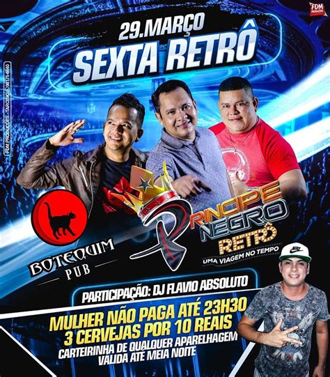 CD AO VIVO PRINCIPE NEGRO RETRÔ BOTEQUIM 29 03 2019 DJ EDIELSON Cds