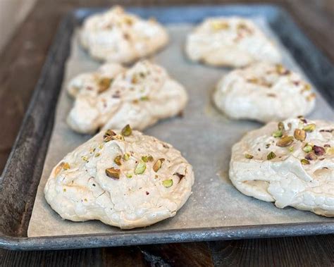 Ina Gartens Salted Pistachio Meringues Ina Garten Recipes Meringue