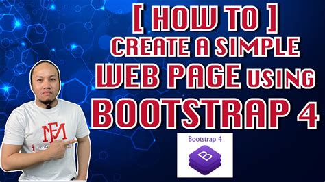 How To Create A Simple Web Page Using Bootstrap Tagalog Tutorial