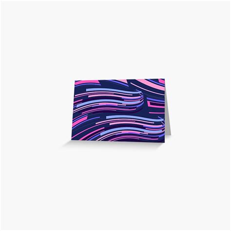 Wavy Omni Pride Flag Subtle Omnisexual Pride Flag Pattern Greeting