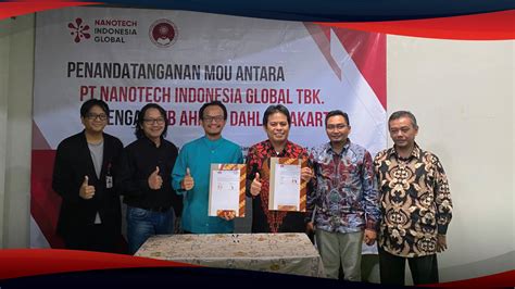 Penandatanganan MoU ITB Ahmad Dahlan Jakarta dengan PT Nanotech ...