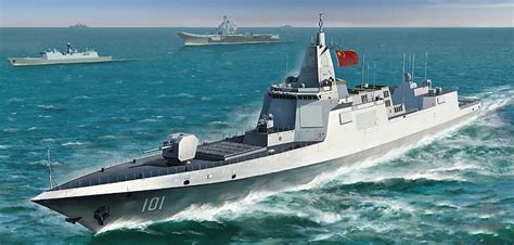 Hd Wallpaper China Destroyer The Pla Navy Chinese Navy Type 055 Ddg Large Destroyer