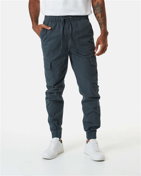 Elastic Waist And Cuffed Cargo Pants Kmart