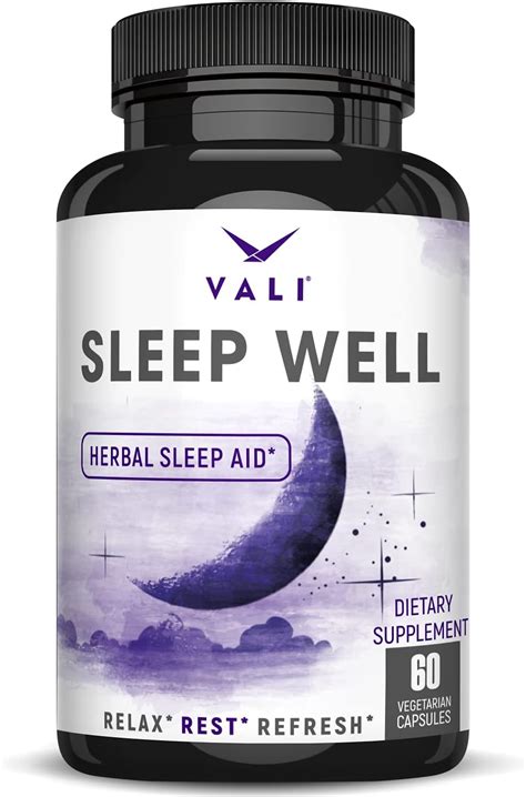 Buy Sleep Well Natural Sleep Aid Supplement Vegan Non Habit Forming