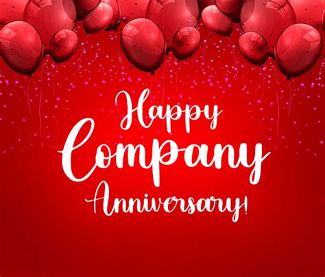 90+ Company Anniversary Wishes - Messages, Quotes, Images, Cards and Status - The Birthday Wishes