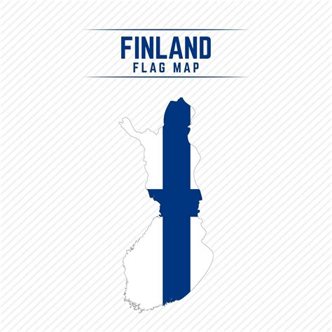 Flag Map of Finland 2400713 Vector Art at Vecteezy