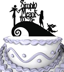 Meijiafei Wedding Cake Topper Jack And Sally Simply Meant To Be For