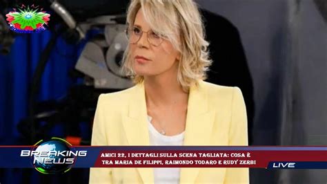 Amici I Dettagli Sulla Scena Tagliata Cosa Tra Maria De Filippi