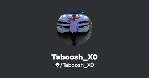 Taboosh X0 Instagram Facebook Linktree