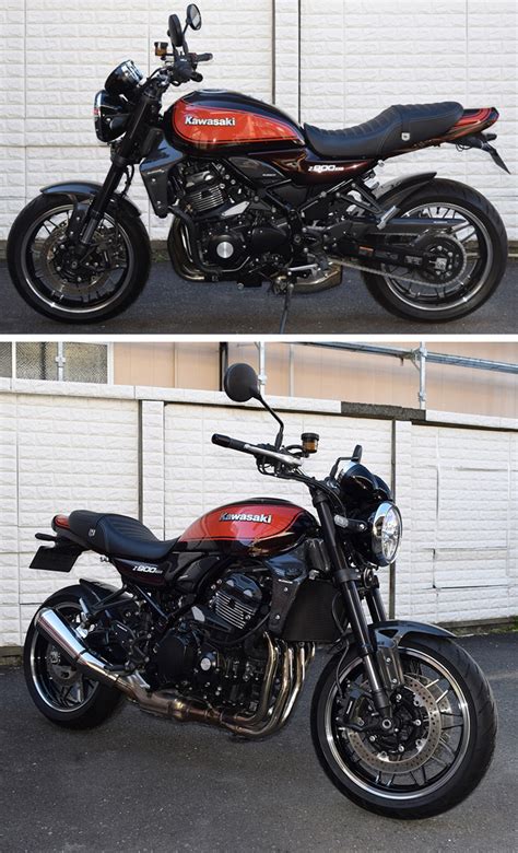 【しては】 Z900rs【kawasaki】カーボン・ラジエターシュラウド 光沢クリア塗装済み品 Bless R´s【brs Z900rs