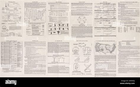 Sectional aeronautical charts - (United States Stock Photo - Alamy