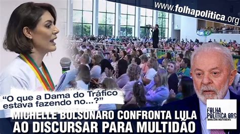 Michelle Bolsonaro fala de máscaras caindo no governo Lula e