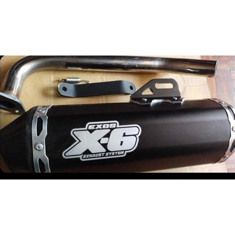 Exos X 6 Pipe For Yamaha Mio I 125 Soul I 125 Shopee Philippines