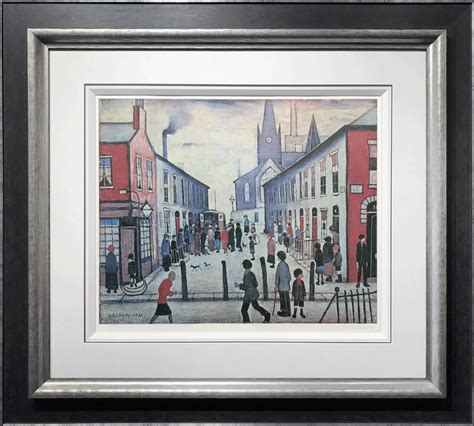 L S Lowry The Fever Van Signed Limited Edition Print