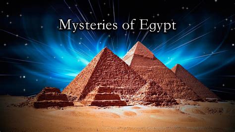 Mysteries Of Egypt Documentary Youtube