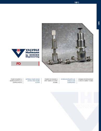 All Valvole Hofmann By Bonino Engineering Srl Catalogs And Technical